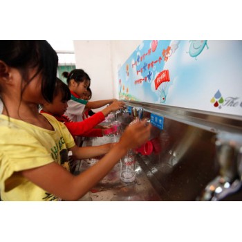 中小学RO反渗透膜处理净水饮水一体全自动设备