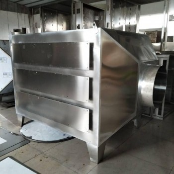 不锈钢活性炭吸附箱 有 机废气处理除臭蜂窝活 性炭环保箱