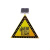 减速慢行标志 太阳能发光标志牌 三角形交通标志厂家